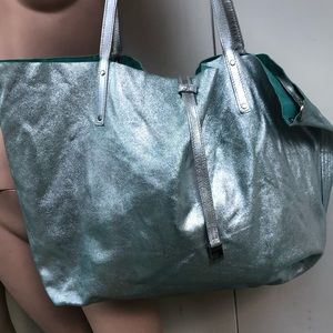 Tiffany&Co reversible blue large bag